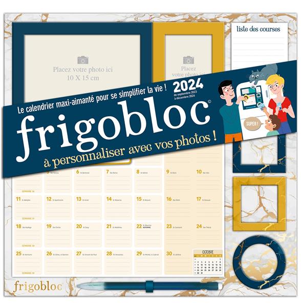  Frigobloc Hebdomadaire 2024 Chats (de sept. 2023 à déc. 2024) -  Collectif - Livres