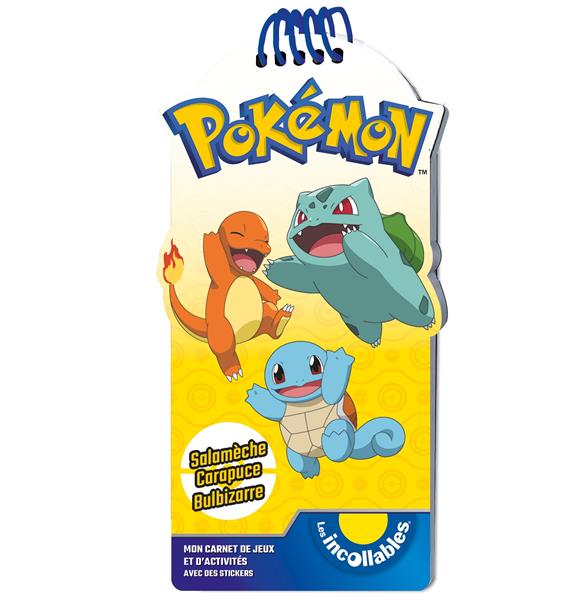Pokémon - Mon carnet créatif Salamèche, Carapuce et Bulbizarre - Playbac