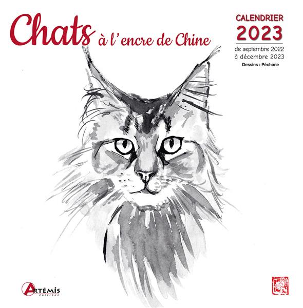 Chats à l'encre de Chine (édition 2024) - Péchane - Artemis