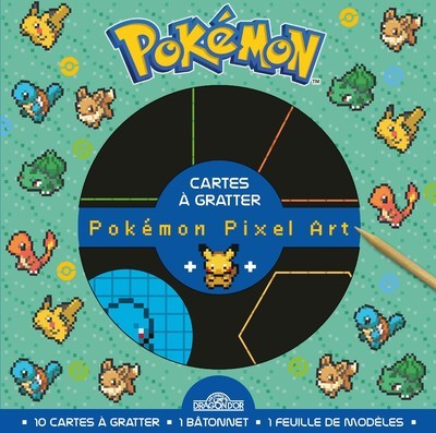 Pokémon - Calendrier Pixel Art - Bonne année 2024 avec Pokémon