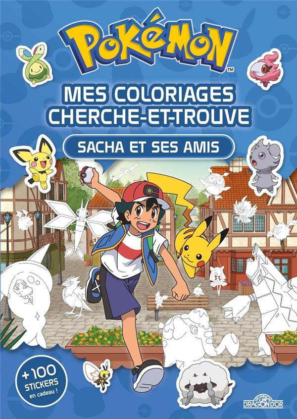 Pokémon - Cherche et trouve Brindibou, Flamiaou et Otaquin