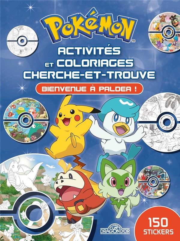 Pokémon : activités et coloriages cherche-et-trouve : bienvenue à