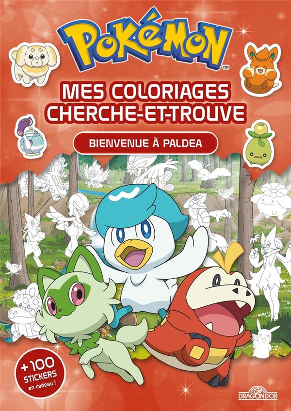 Pokémon - Pochette de stickers repositionnables - Cherche-et