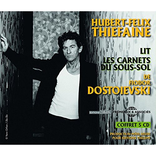 HUBERT FELIX THIEFAINE LIT LES CARNETS DU SOUS-SOL EN 5 CD AUDIO