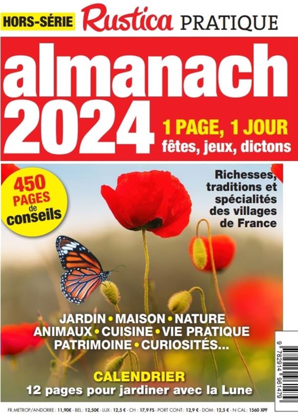  Hors Série Rustica Pratique ALMANACH 2024 - JEANNIN DA
