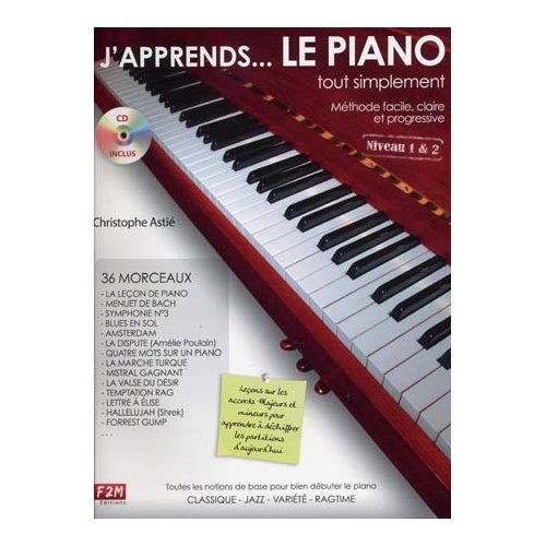 LE PIANO POUR LES 5/8 ANS+CD - ASTIE