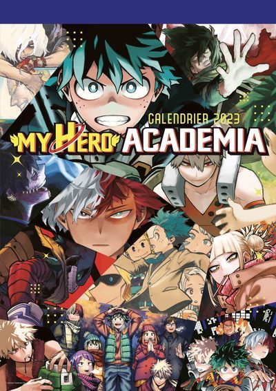 Calendrier My Hero Academia Edition 2024 - Kohei Horikoshi
