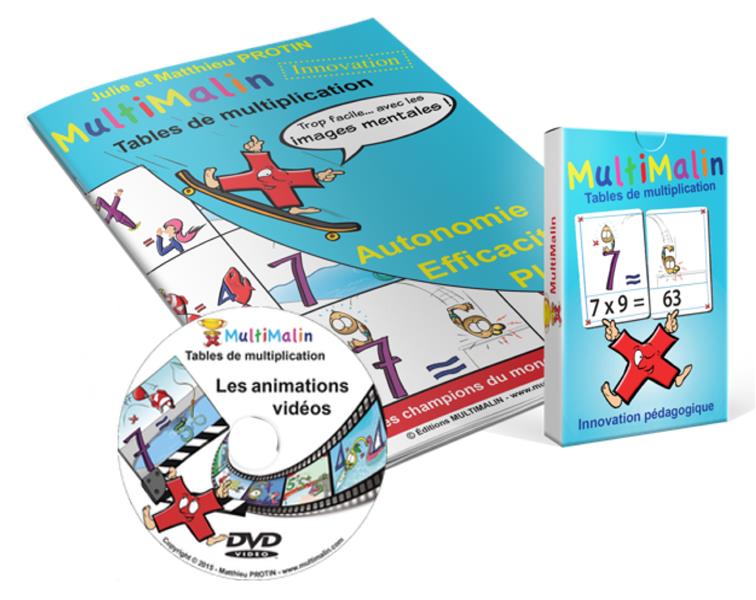 COFFRET MULTIMALIN TABLES DE MULTIPLICATION ALMA LIBRAIRIE